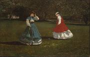 Winslow Homer A Game of Croquet oil painting on canvas